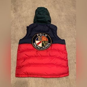 New with tags Ralph Lauren Polo vest multi color men’s sz large